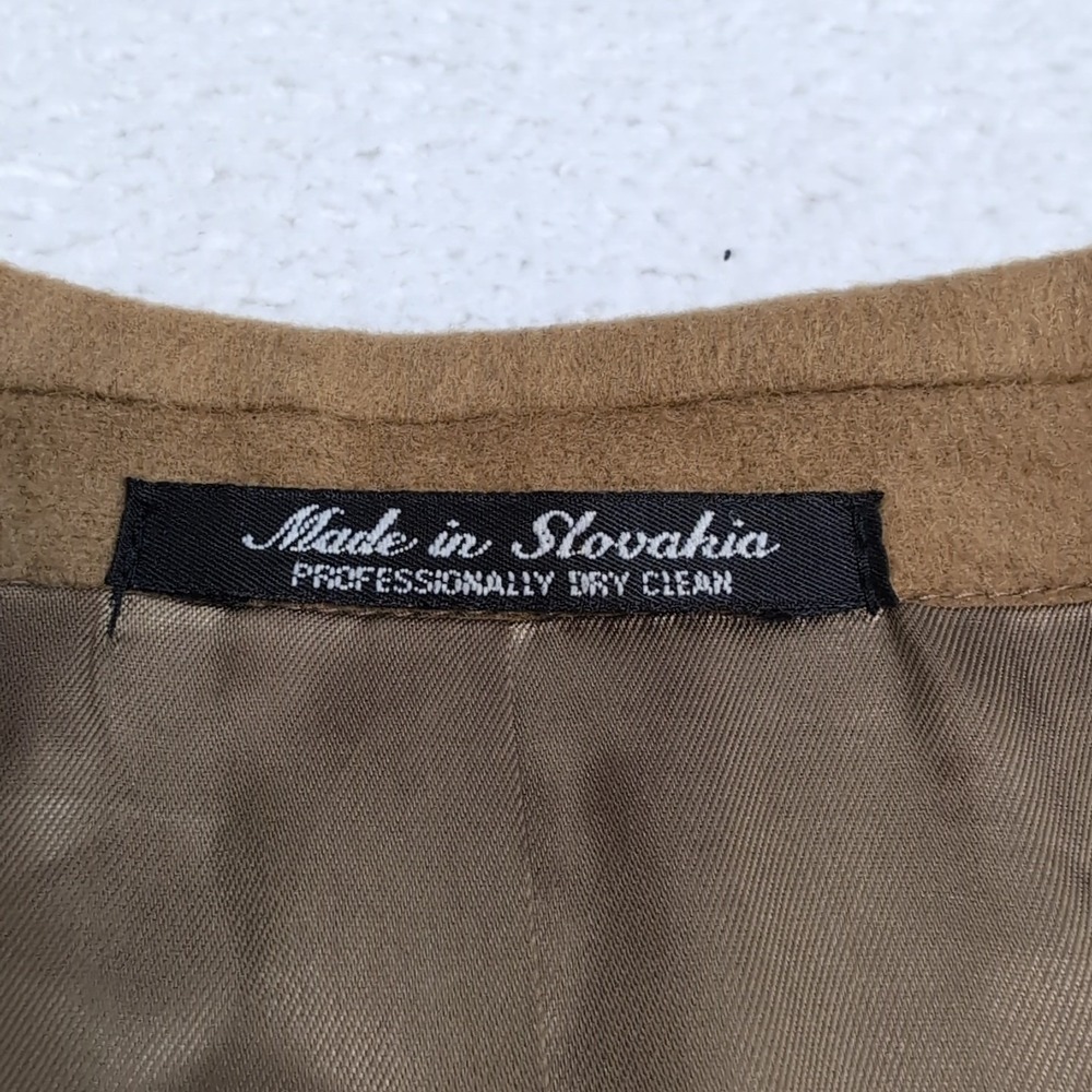 FENZIA EUROMODA 100% PURE CASHMERE Men's Sport Blazer 3 Button Brown 44R‎ Jacket - Picture 2 of 12